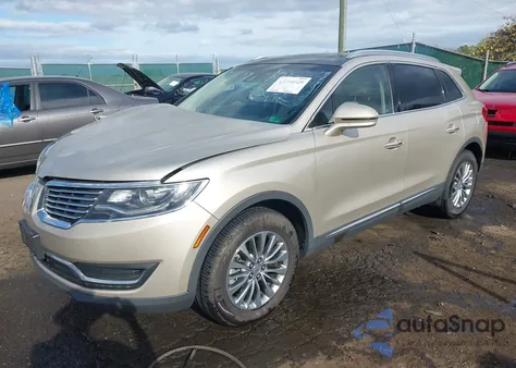 2017 Lincoln Mkx Select z USA, uszkodzony, nr VIN 2LMPJ8KR5HBL50935